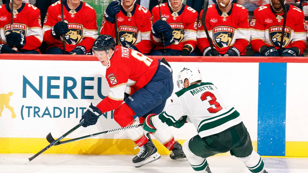Kirill Kaprizov's hat trick powers Wild past Panthers 4-1 in Florida's home opener — CBS Miami, Jupiter Business news