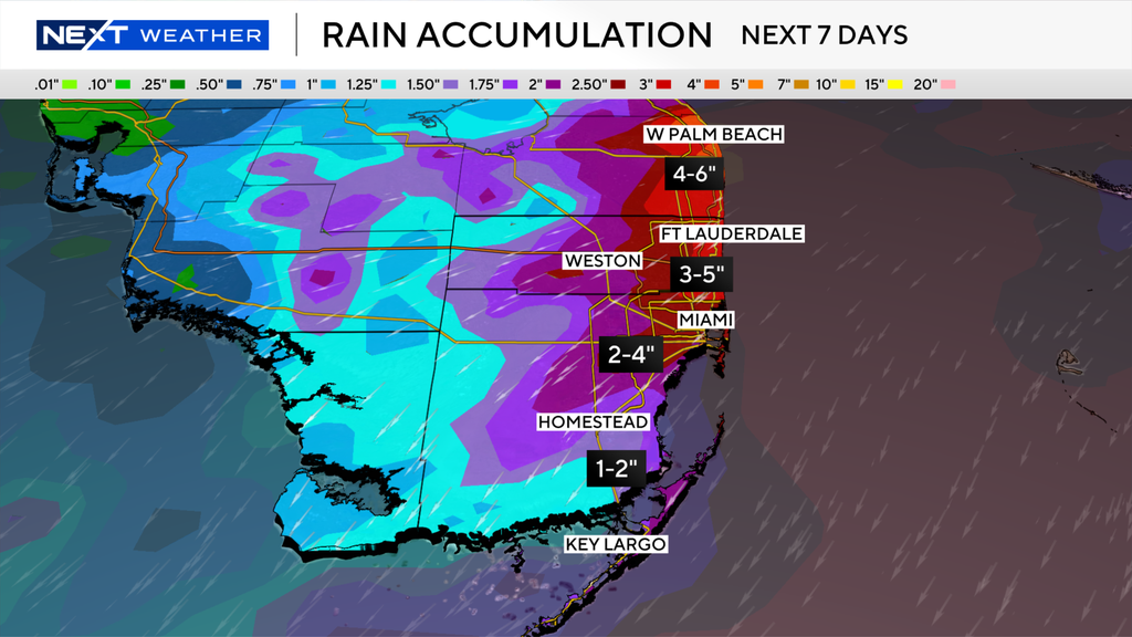 South Florida stays mostly dry Friday but heavy rain, flooding possible this weekend — CBS Miami, Jupiter Sports news