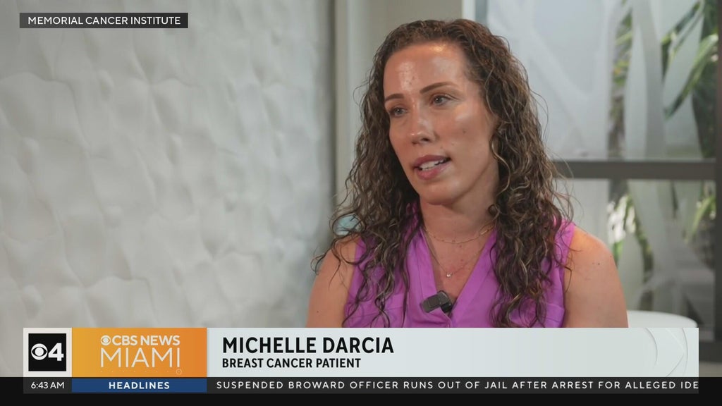 Mom diagnosed with breast cancer despite having no symptoms shares warning — CBS Miami, Jupiter Health news