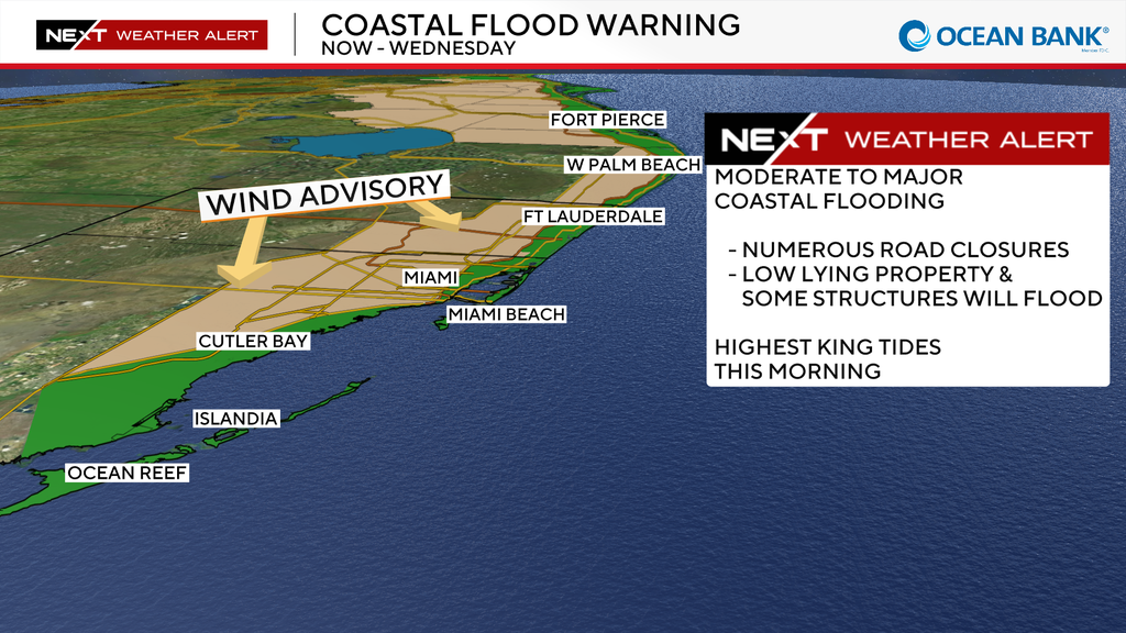 South Florida king tides peak Tuesday continuing risk of coastal flooding from Fort Lauderdale to Miami — Jupiter Sports news