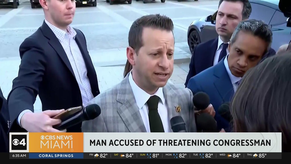 Jared Moskowitz says man arrested after death threat near his home — CBS Miami, Jupiter Community news