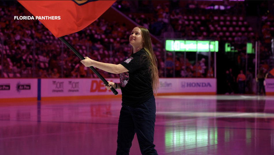 Florida Panthers host fifth annual 'Pink in the Rink' night to honor breast and cervical cancer survivors — WPTV Sports, Jupiter Health news