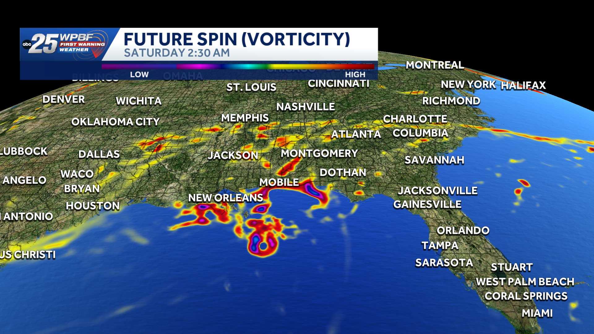 Threat for tornadoes for Panhandle of Florida — WPBF West Palm Beach, Jupiter Community news