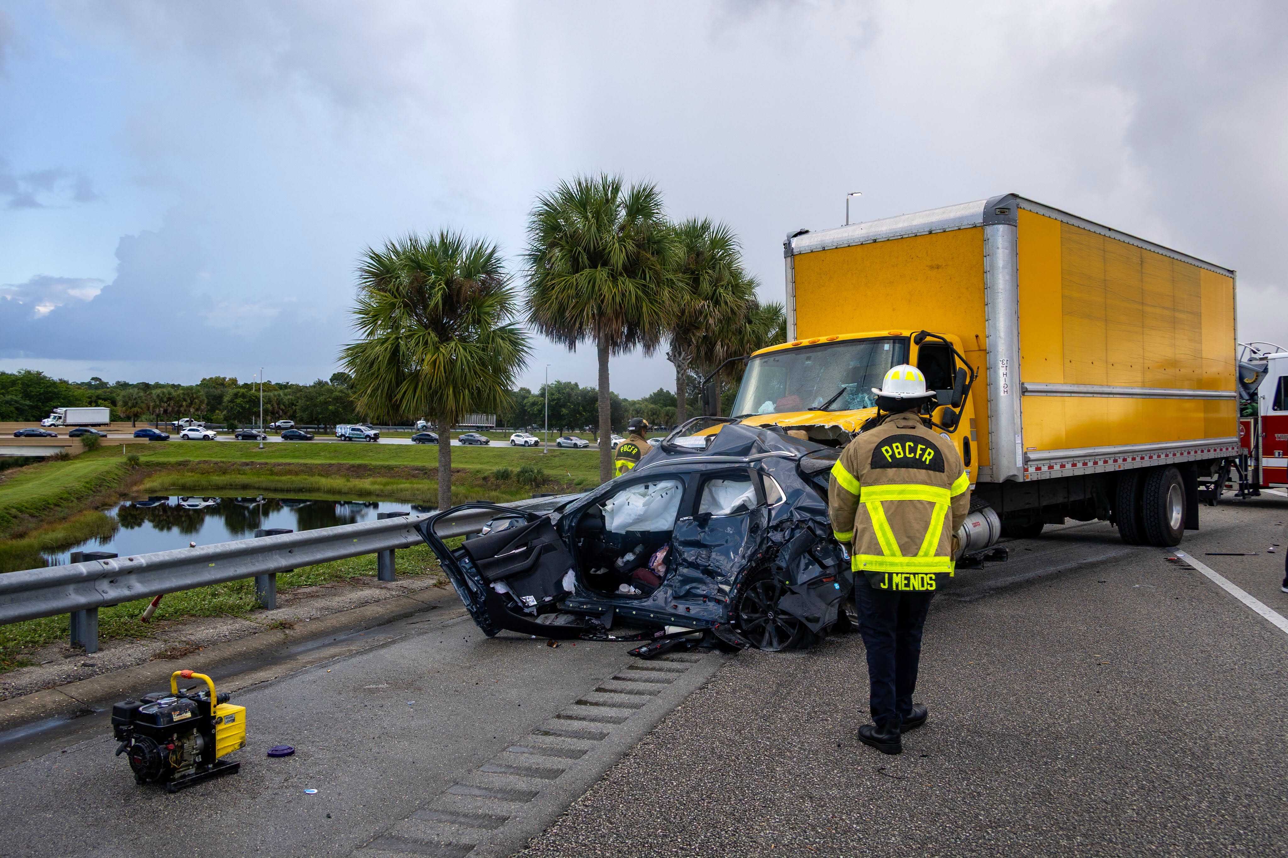 8 people hospitalized after 6-vehicle Turnpike crash in Delray Beach — WPBF West Palm Beach, Jupiter Health news