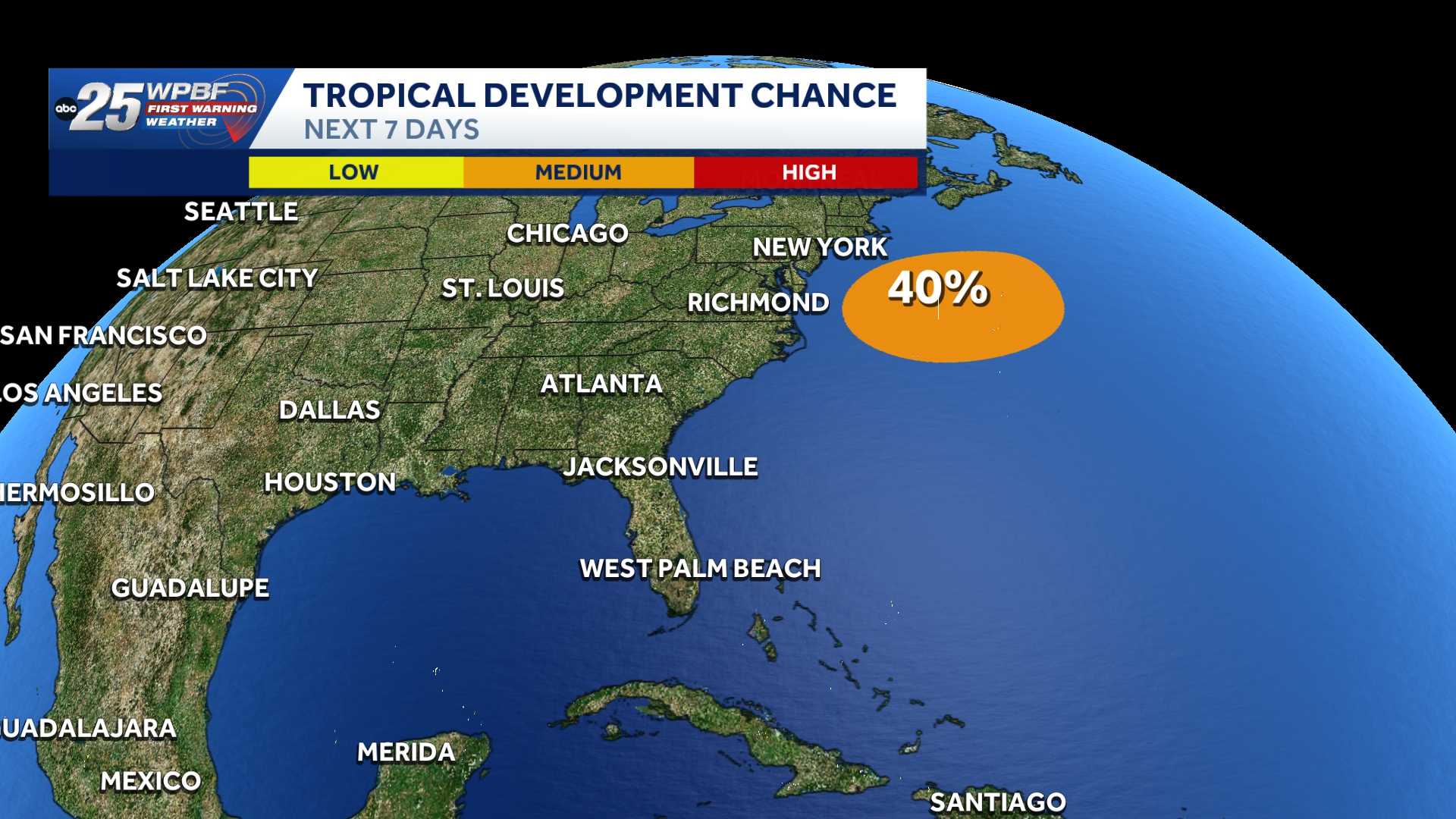 NHC warns of coastal flooding and dangerous surf from low-pressure system off US East Coast — WPBF West Palm Beach