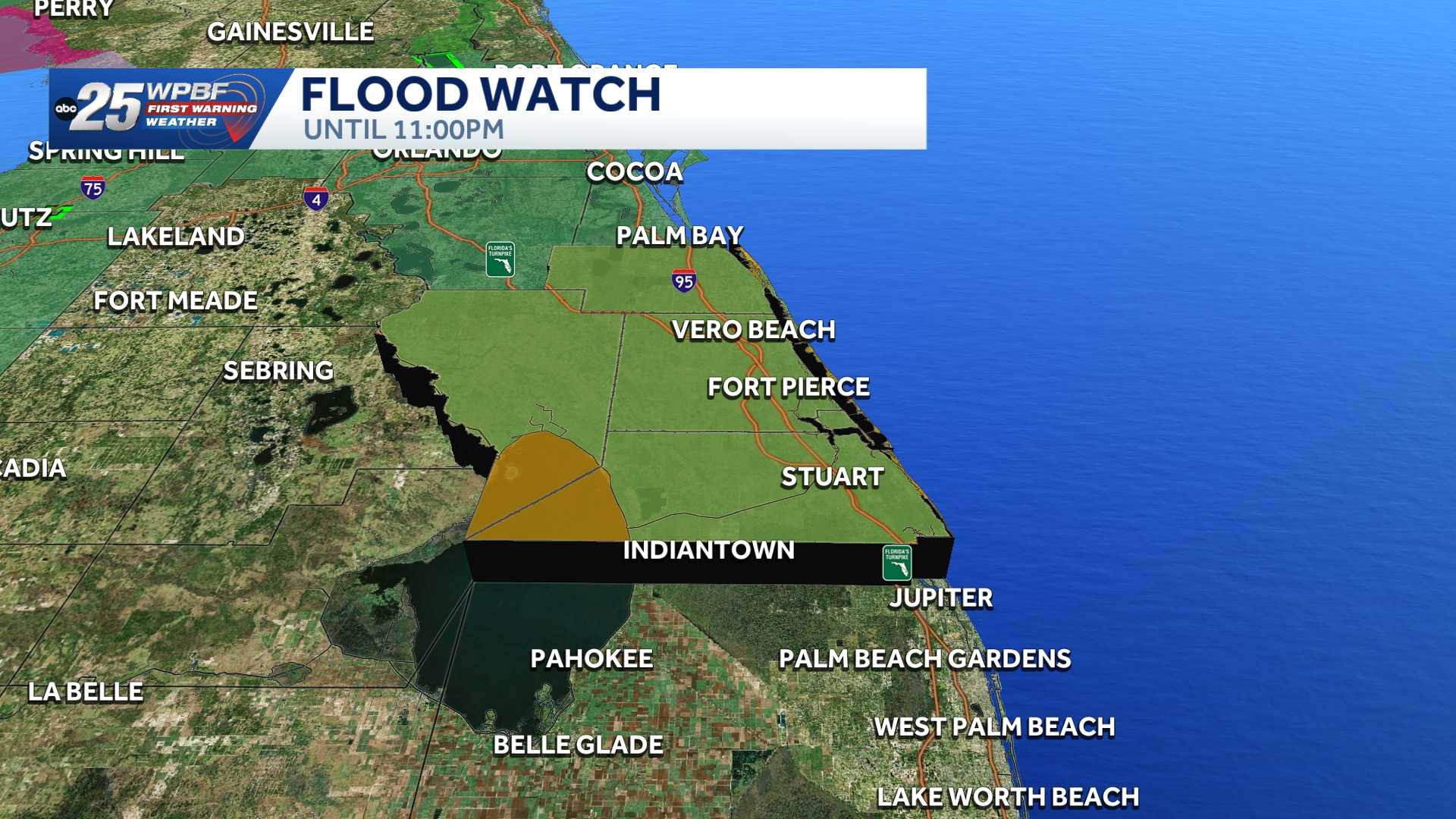 Flood watch issued for Treasure Coast and Okeechobee County — WPBF West Palm Beach, Jupiter Community news