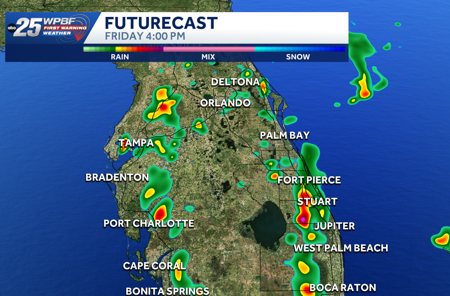 Cold front brings scattered storms to South Florida Saturday — WPBF West Palm Beach