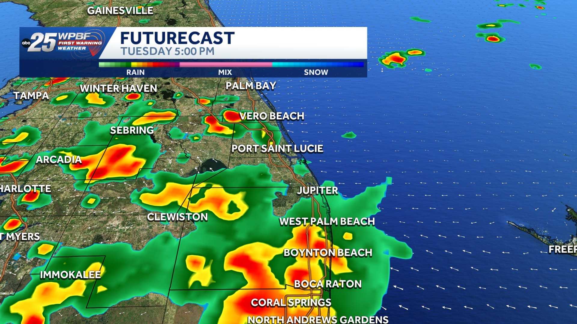 South Florida flooding threat grows as soaked ground braces for more rain through Tuesday — WPBF West Palm Beach