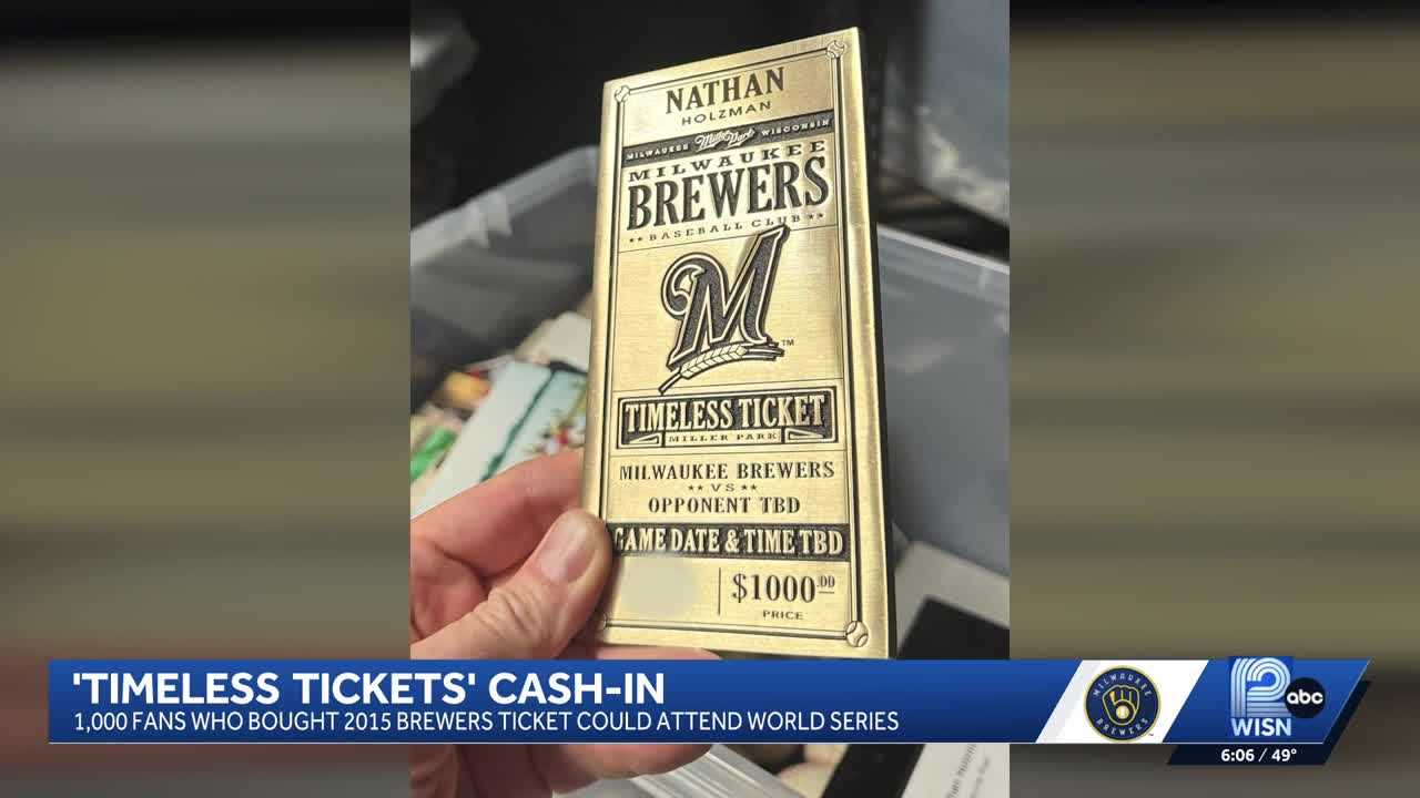 Brewers fan hopes 'Timeless Ticket' secures World Series seat — WPBF Sports Palm Beach, Jupiter Sports news
