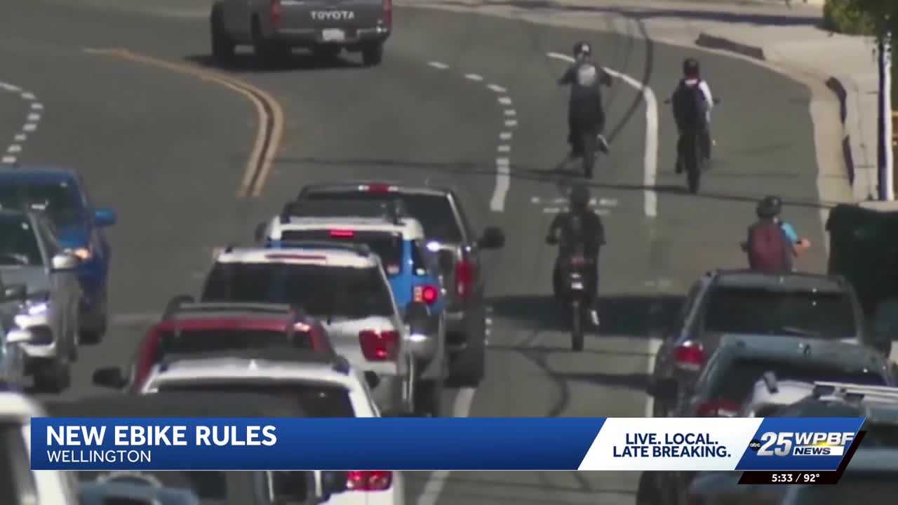 Wellington council approves first reading of e-bike and scooter ordinance — WPBF West Palm Beach, Jupiter Government news