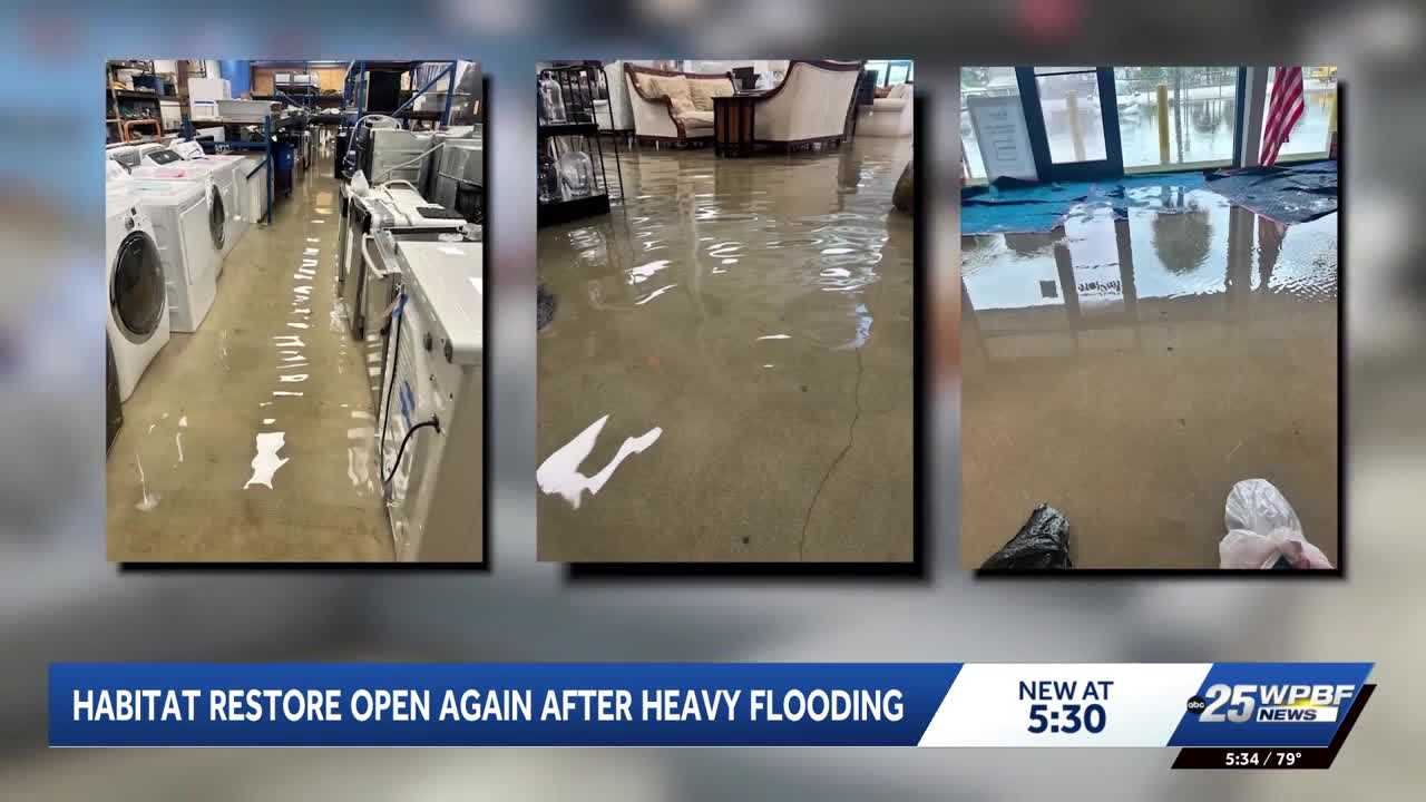 Riviera Beach Habitat for Humanity store reopens after flooding — WPBF West Palm Beach, Jupiter Business news