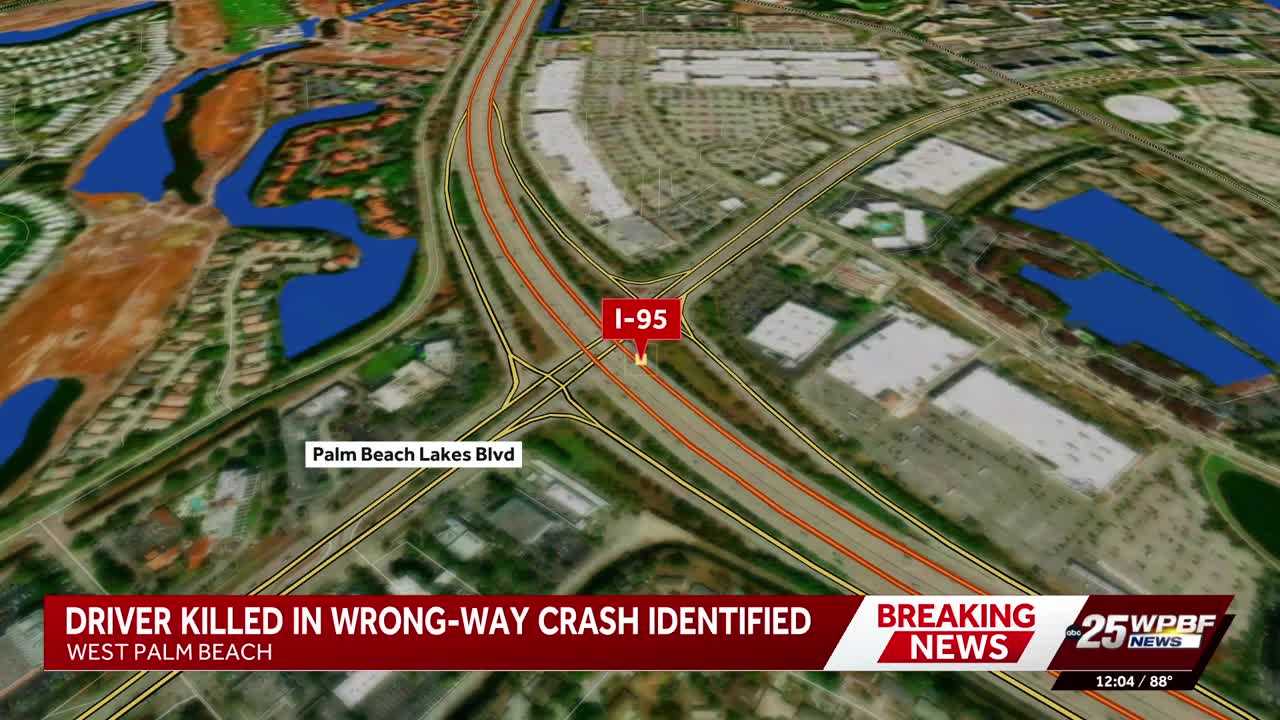 Suspect charged in deadly wrong-way crash on I-95 in West Palm Beach — WPBF West Palm Beach, Jupiter Community news