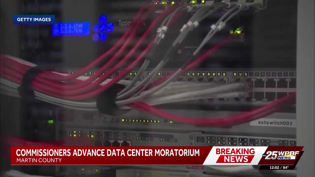 Martin County advances a one-year pause on new data center applications — WPBF West Palm Beach, Jupiter Technology news